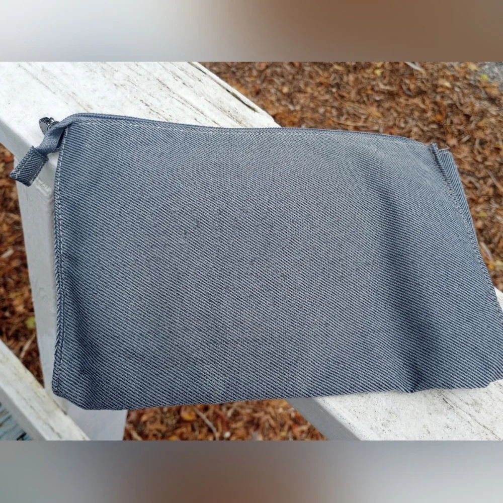 Bvlgari Canvas Travel Makeup Bag Cosmetic Bag grey